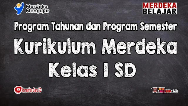 Prota dan Prosem Kurikulum Merdeka Kelas 1 SD