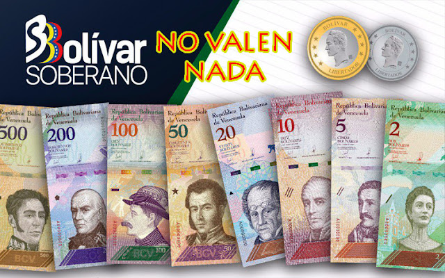 Estos son los nuevos billetes del Soberano fraude de la nueva moneda