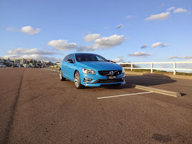 Volvo V60 Polestar enjoying the sunset in Newcastle