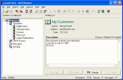 Mail Bomber Full Version ~Suke Software Ni~