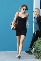 Miley Cyrus Vs Coco In Black Mini Dress3