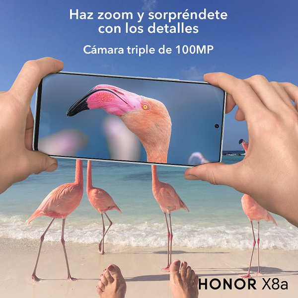 Haz de cada imagen una obra maestra con  el nuevo HONOR X8a y su cámara de 100MP