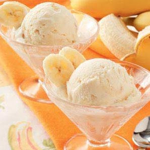 Banana Ice Cream Recipe great recipe to present as a desert