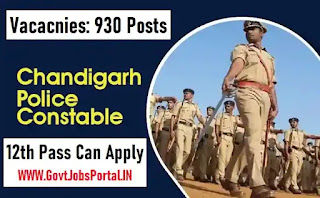 Chandigarh Police Constable Vacancy 2023