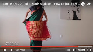 How to wear/drap different styles in hindi/telugu - new 2016