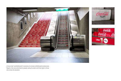 Amazing Escalator ads Seen On www.coolpicturegallery.net