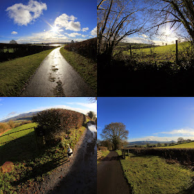 Surrounding area of Otter Cottage (Bwthyn Dwrgi) in Wales.