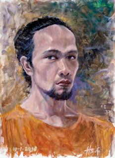 Hermansyah's self-portrait