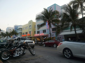 promenade sur Ocean Drive Miami