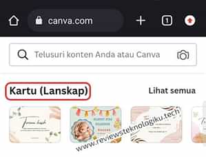 membuat kartu ucapan di canva