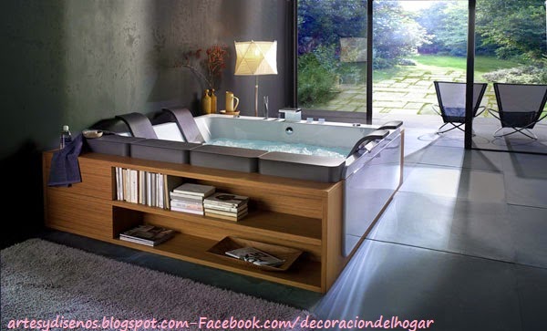 JACUZZIS PARA BAÑOS DISEÑOS Y MODELOS by artesydisenos.blogspot.com