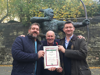 Robin Hood and Sherwood Forest Award Andy Gaunt Community Archaeology Nottinghamshire Mercian Archaeological Services