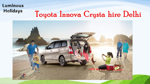 Innova Crysta Car on Rent in Delhi