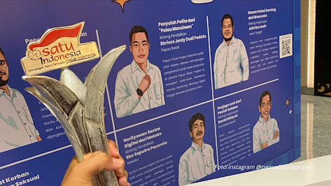 Bhrisco Jordy Dudi Padatu mendapat 13th SATU Indonesisa Awards 2022