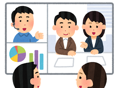 [10000ダウンロード済み√] フリー素材 リモート 会議 イラスト 119594