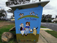 Glenbrook Painted Bus Shelter by Jayne Shephard