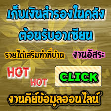 อยากหางานเสริม รายได้พิเศษ ทำที่บ้าน