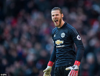 De Gea đạt mức lương khủng sau khi gia hạn với Man UNited