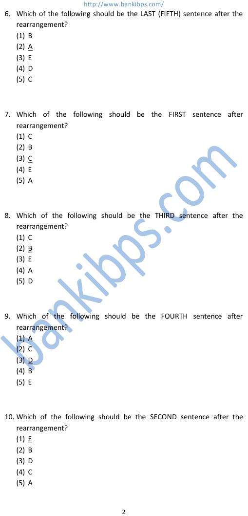 model test paper for ibps rrb exam