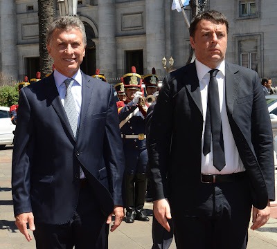 Mauricio Macri y Matteo Renzi