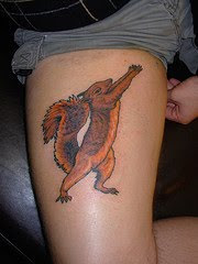 Squirrel Tattoo Design for Body