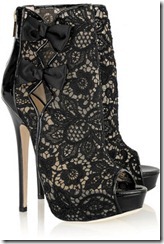 Jimmy Choo kudos embroidered mesh boots £1,095