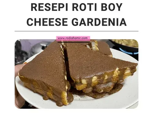 cara-buat-Roti-Boy-Cheese-Guna-Roti-Gardenia