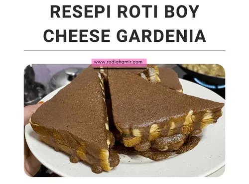 cara-buat-Roti-Boy-Cheese-Guna-Roti-Gardenia