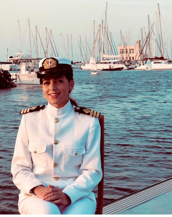 Marwa El Selehdar is the first Egyptian captain to respond to allegations of delinquency of the "Suez Container"