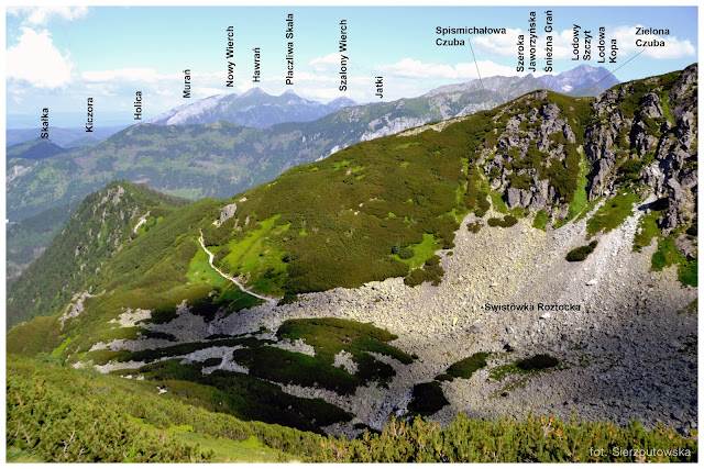 Opisana Panorama ze Świstowej Czuby - Tatry Bielskie, Świstówka Roztocka