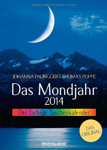 Das Mondjahr 2014: Der farbige Taschenkalender