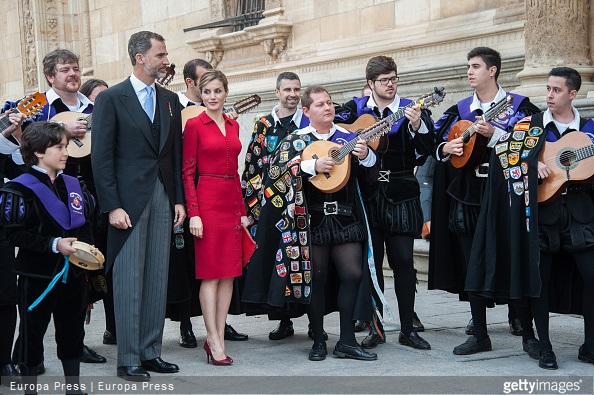 King Felipe of Spain and Queen Letizia of Spain attended Cervantes Award Ceremony at Alcala de Henares University