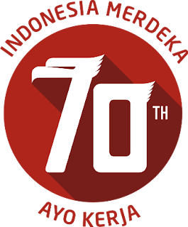 Logo Resmi HUT Ke-70 RI versi Baru 2015