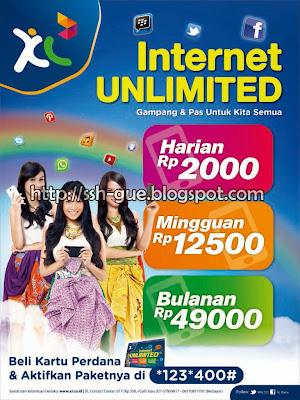 Cara Daftar Paket Internet Unlimited XL 2014