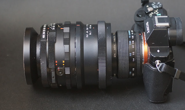 MAMIYA RB67 - SONY E mount adapter