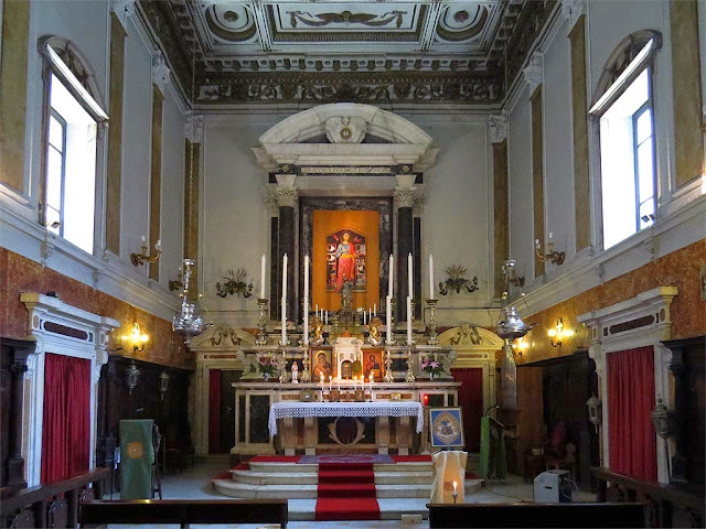 Interior of the church of Santa Giulia, Saint Julia, Livorno