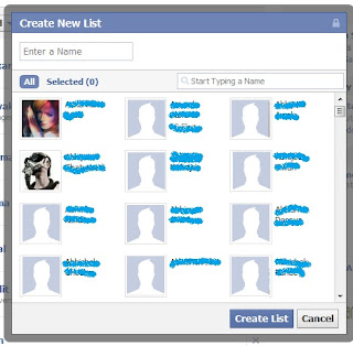 Create Friend List on Facebook