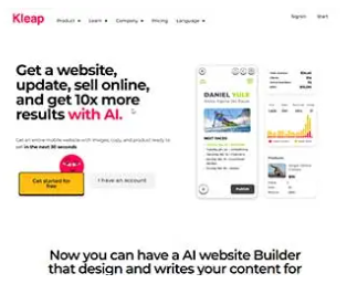 KLEAP AI Website Builder