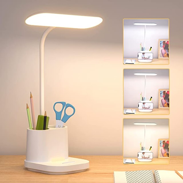 Rechargeable Battery Operated Desk Lamp with Touch Control Buy on Amazon & Aliexpress