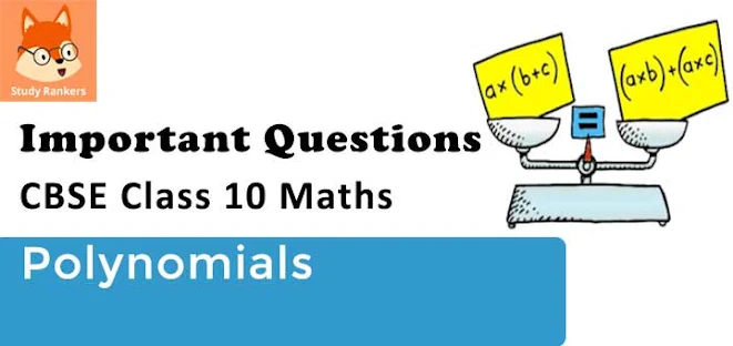 Chapter 2 Polynomials Important Questions for CBSE Class 10 Maths Board Exams