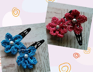 free crochet pattern, free crochet flower motif pattern, Shyama Nivas, sweetnothings crochet, blogaday, spreadsmiles, kankri yarn, kamal kadai yarn, anchor pearl yarn, Pradhan Embroidery Stores, crochet hair clip pattern, crochet tic tac clip pattern, crochet flower motif pattern, handmade,