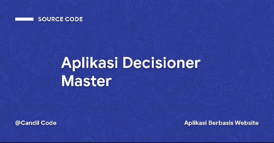 Aplikasi Decisioner Master 