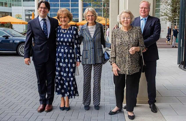 Princess Margriet, Princess Irene, Princess Beatrix and Prince Carlos attended an anniversary concert at Amare