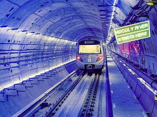 India's first underwater metro train service was launched in Kolkata by Prime Minister Narendra Modi.