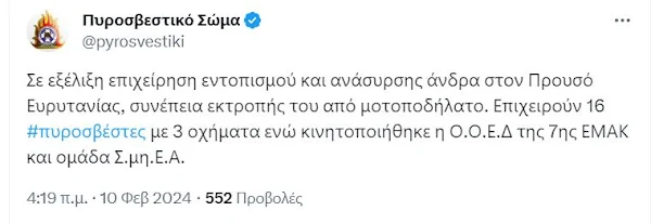 Θρίλερ με μοτοσυκλετιστή που έπεσε σε γκρεμό