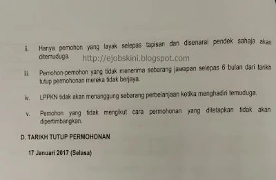 Jawatan Kosong Lembaga Penduduk Dan Pembangunan Keluarga Negara (LPPKN) 2017