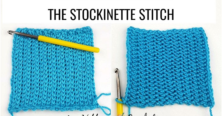 My Hobby Is Crochet: How to CROCHET: Knit Look Ribbing - Yarn Over