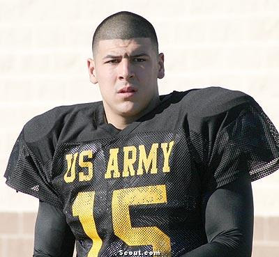 Aaron Hernandez, American football player