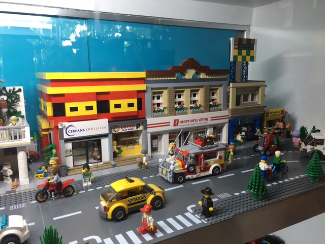 LEGO display of a typical Filipino life at Brick Burger Philippines