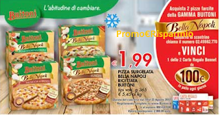 Logo Con Pizza Bella Napoli vinci carte regalo Bennet da 100 €